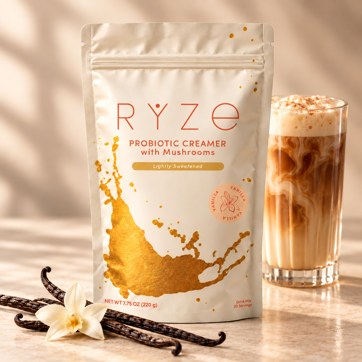 Ryze Mushroom Creamer pouch